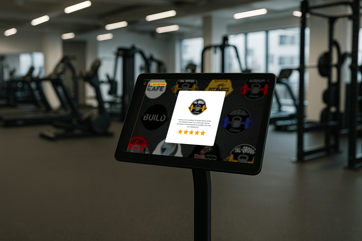 best gyms screen mockup