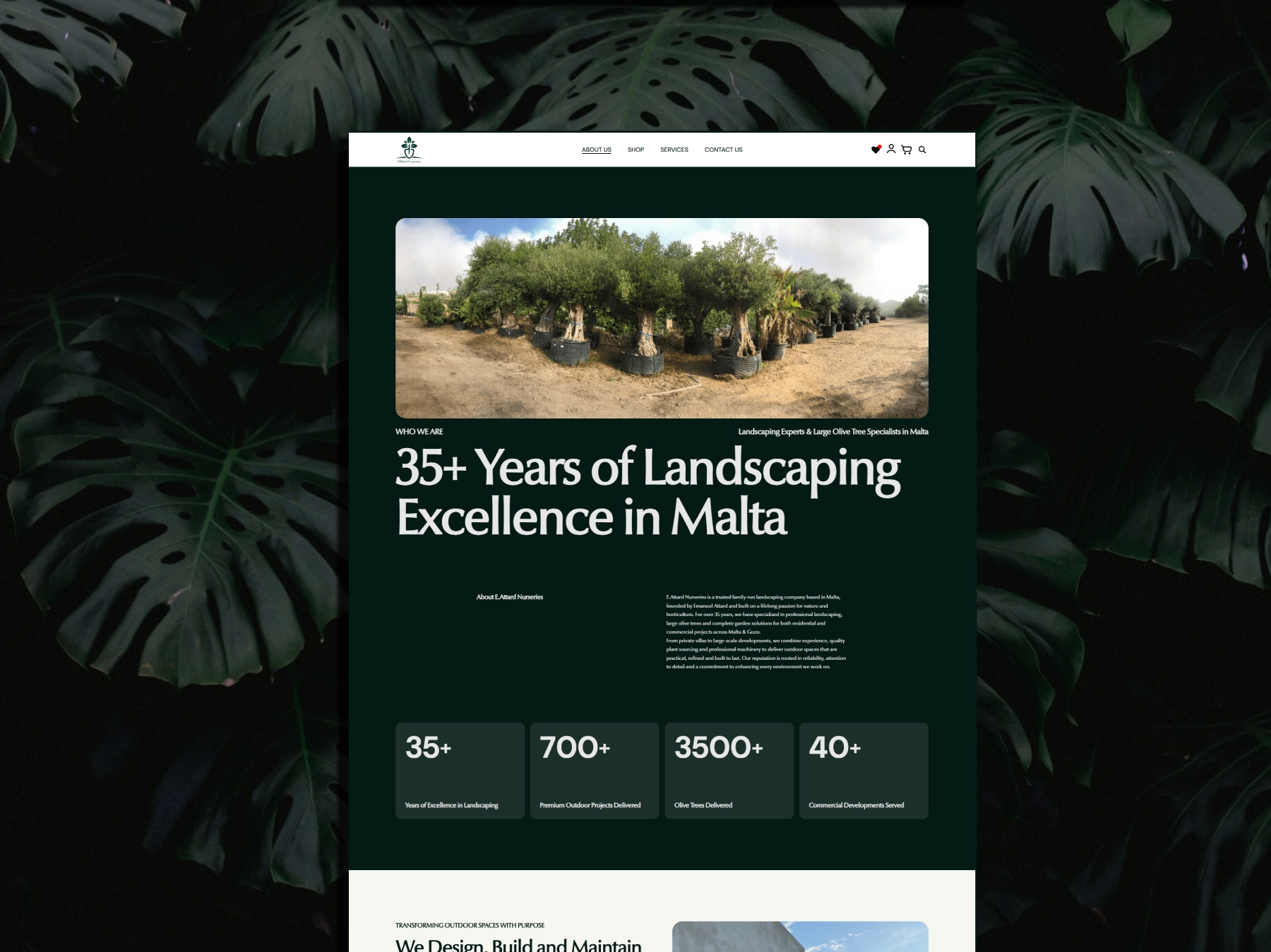 E. Attard Nurseries WooCommerce website designed and developed by Dreivo 5