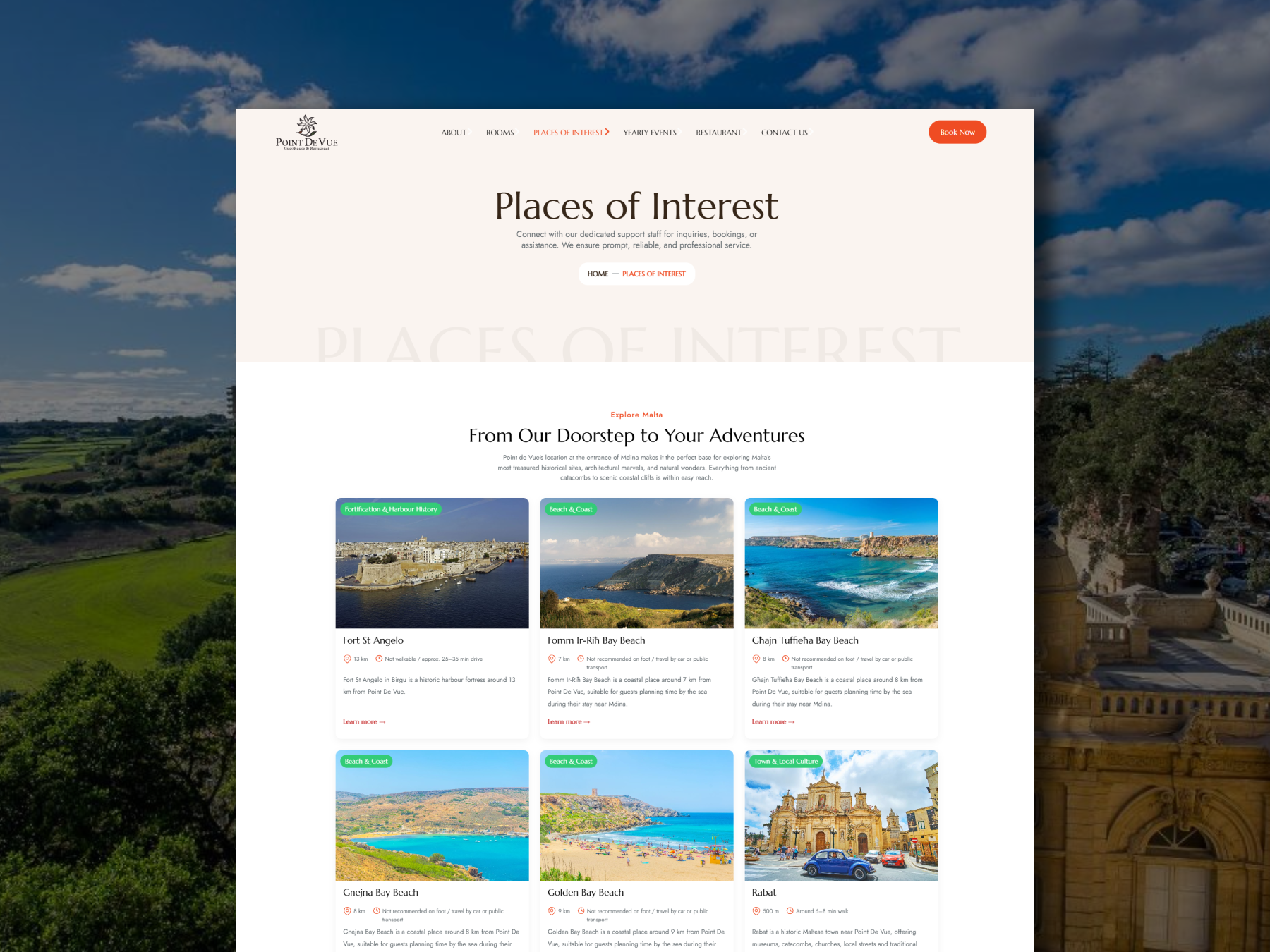 Point de Vue hospitality and booking website designed and developed by Dreivo 2 (2)