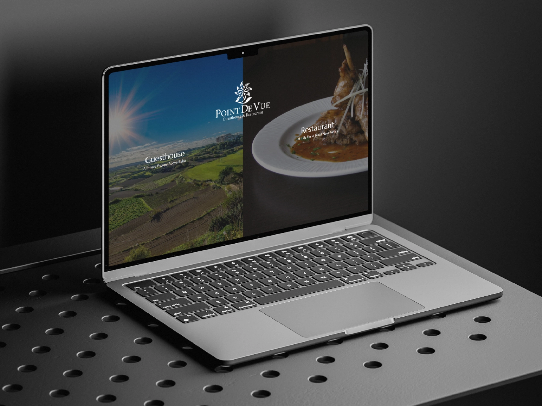 Point de Vue hospitality and booking website designed and developed by Dreivo 2