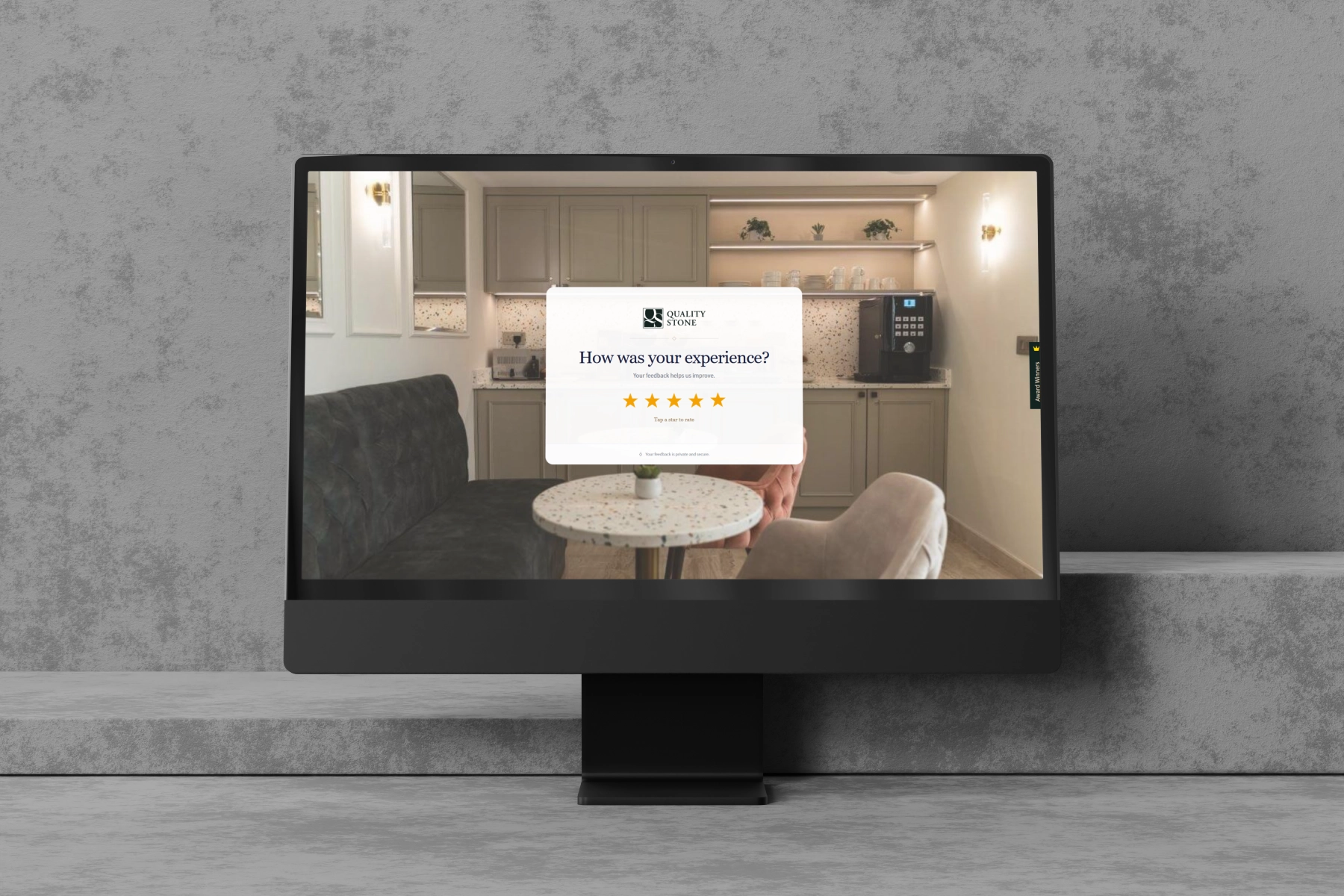 Quality Stone premium website with interactive Kitchen Visualiser and custom quote builder