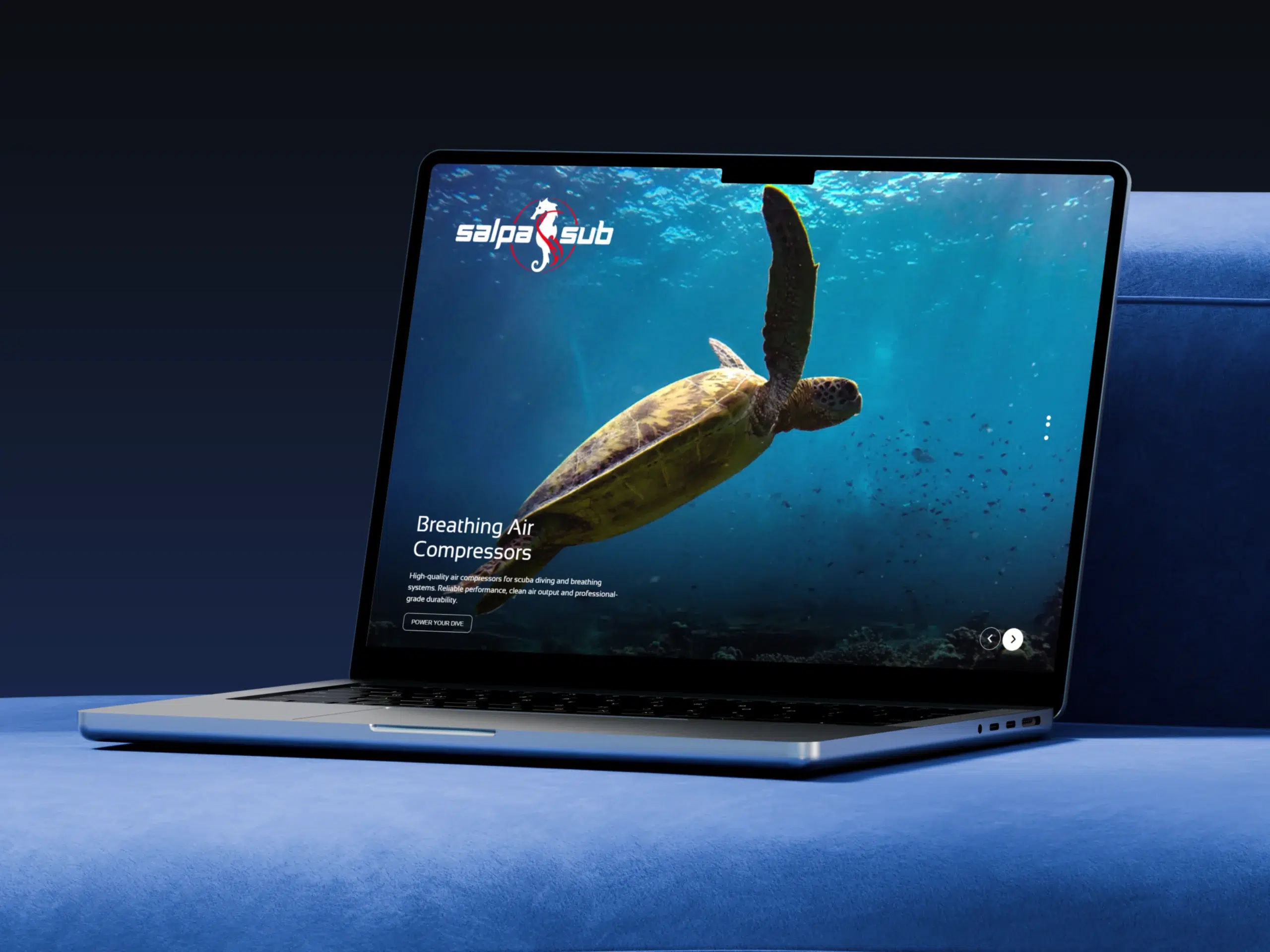 Salpa Sub WordPress and WooCommerce catalogue website developed by Dreivo